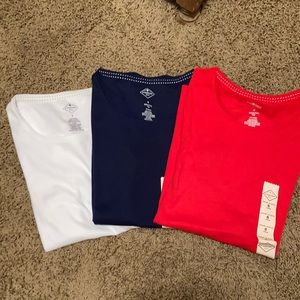 Woman’s Size Small 3 t-shirts by St John’s Bay